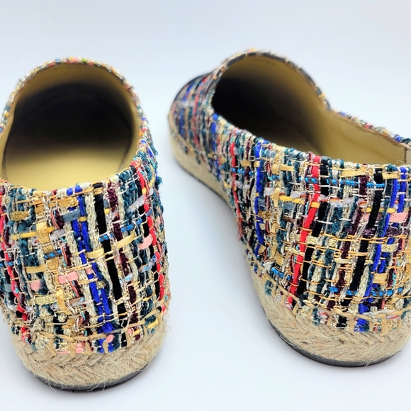 COPY - COPY - Chanel Espadrilles Tweed Grosgrain Multicolor 38 - Picture 2 of 7